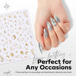 Nail Art Sticker Gold 