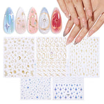 Nail Art Sticker Gold 