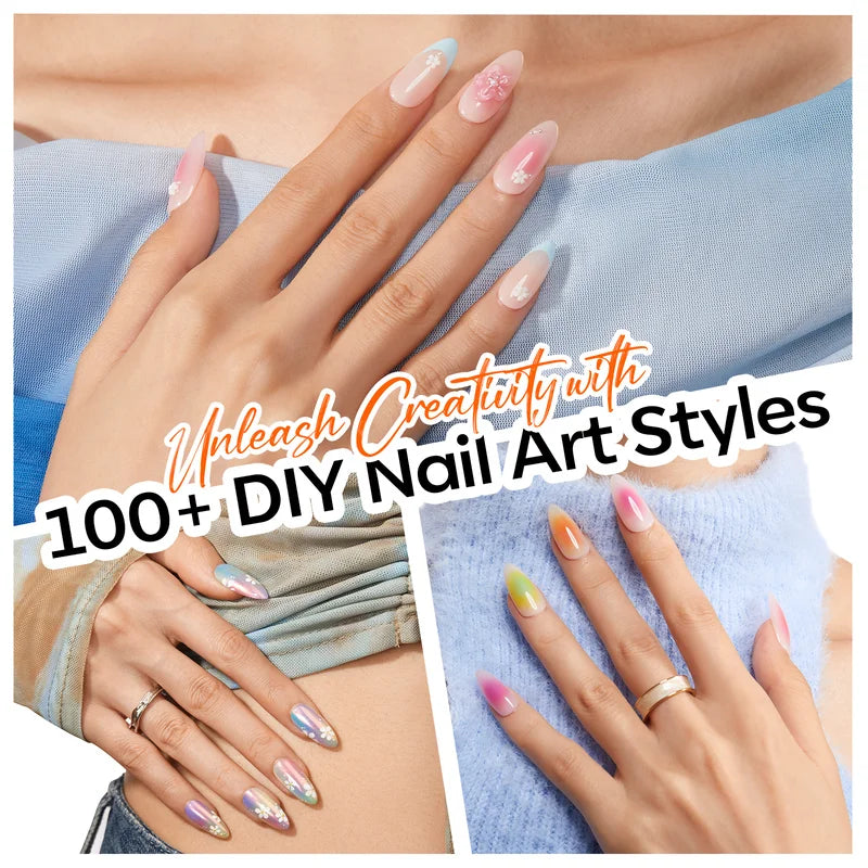 Nail Art Sponge with Grabbing Pen