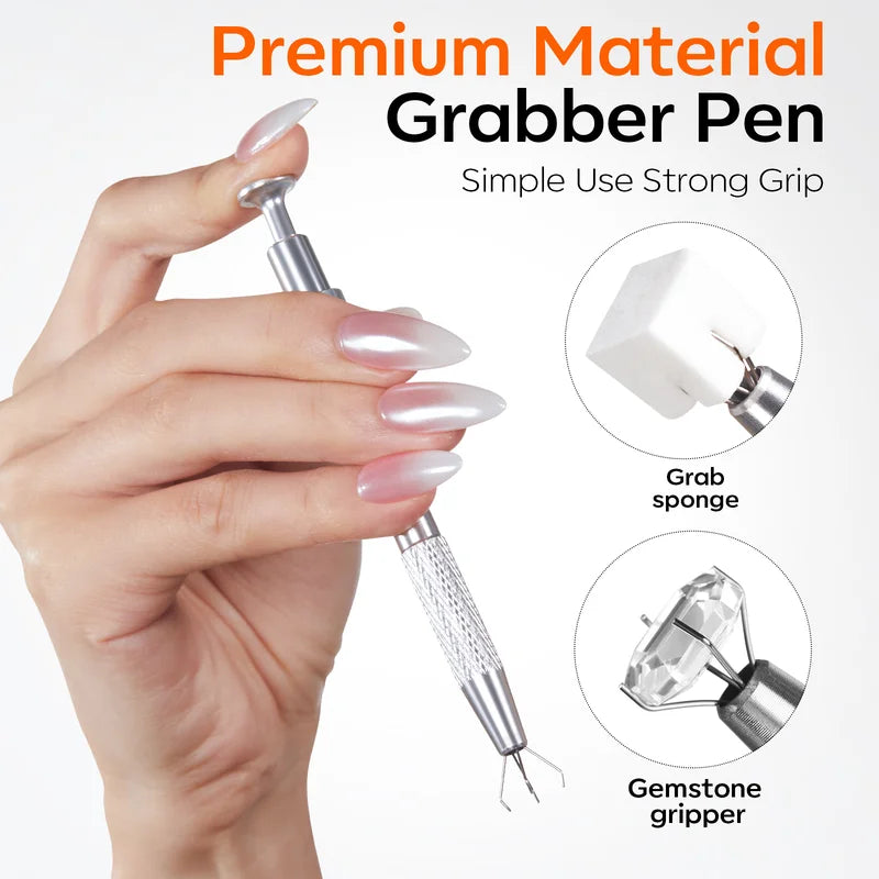 Nail Art Sponge with Grabbing Pen