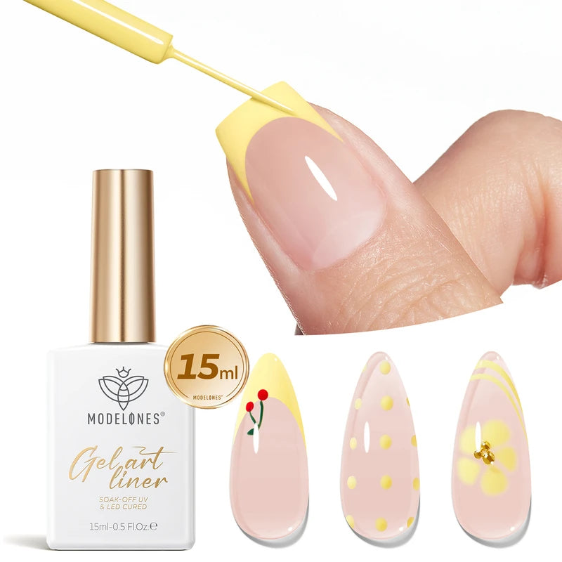 Modelones Yellow Gel Art Liner#yellow