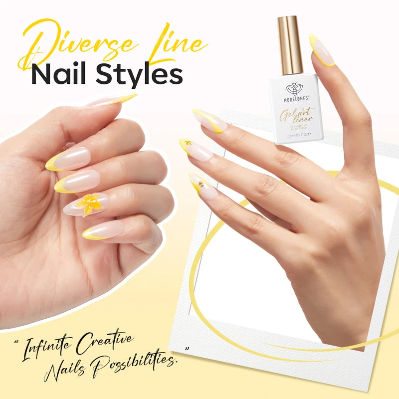 Modelones Yellow Gel Art Liner#yellow