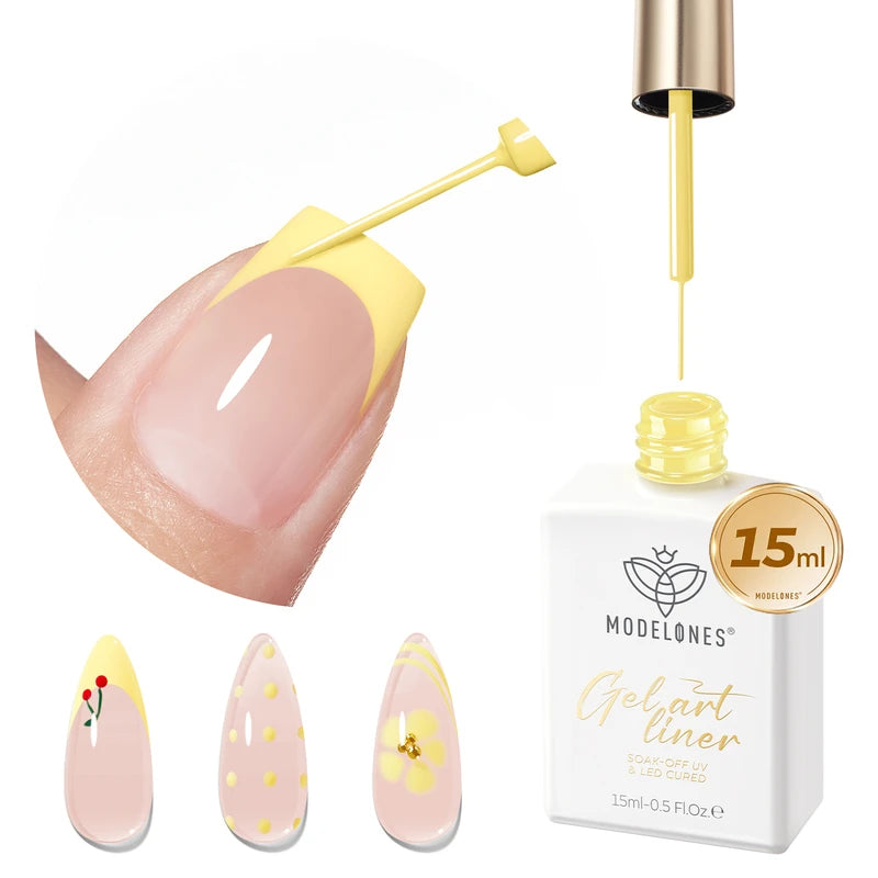 Modelones Yellow Gel Art Liner#yellow