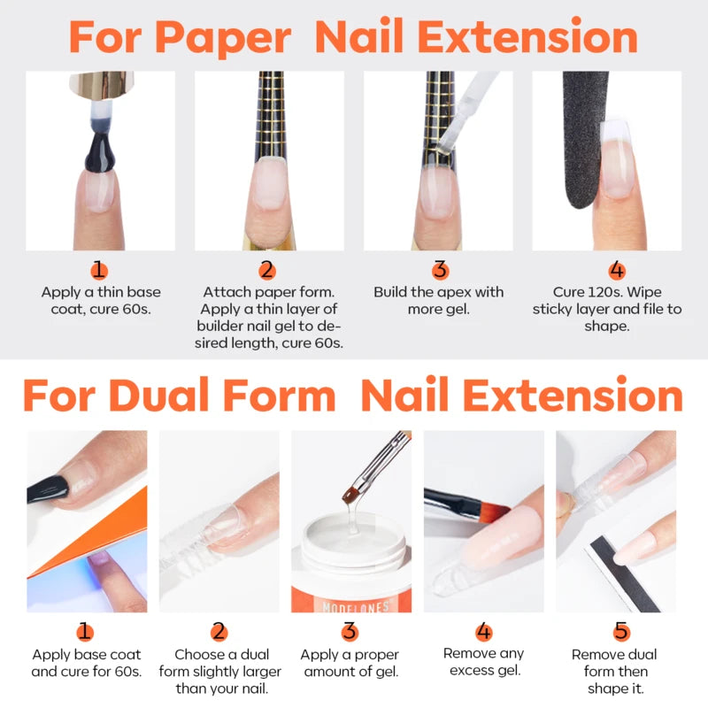 Modelones Clear Extension Builder Gel 