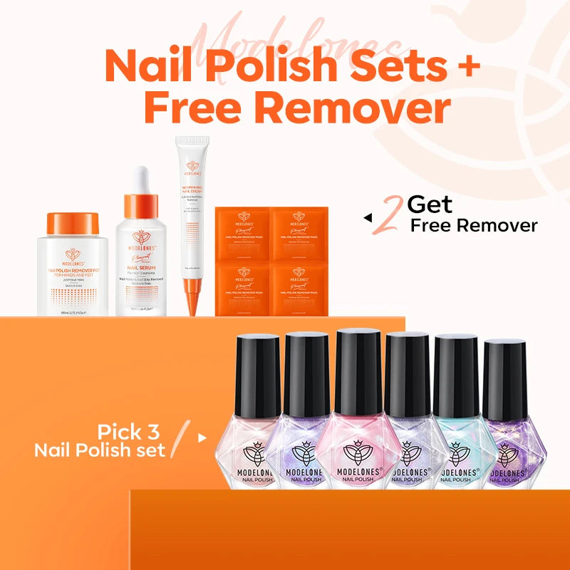 Nail Polish Set + Free Remover – MODELONES