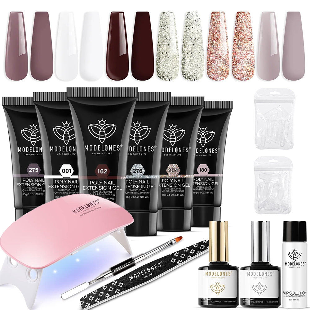 Yours Truly - 6 Colors Poly Nail Gel Kit