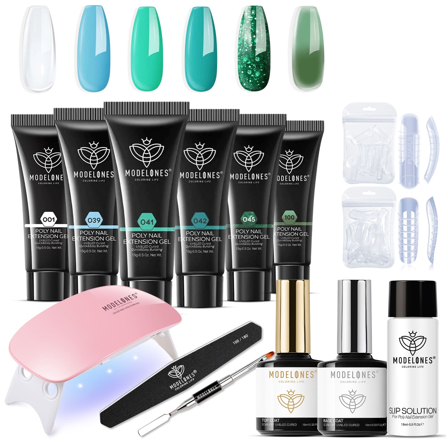 Ethereal Charm - 6 Colors Poly Nail Gel Kit