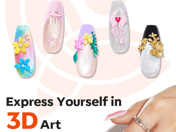 3D silicone nail mold #paper-moon