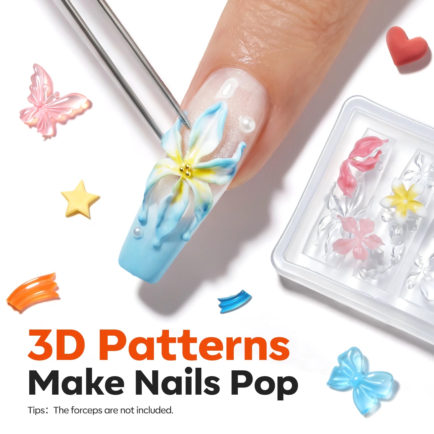 3D silicone nail mold #quiet-dawn