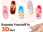 3D silicone nail mold 