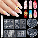 3D silicone nail mold 