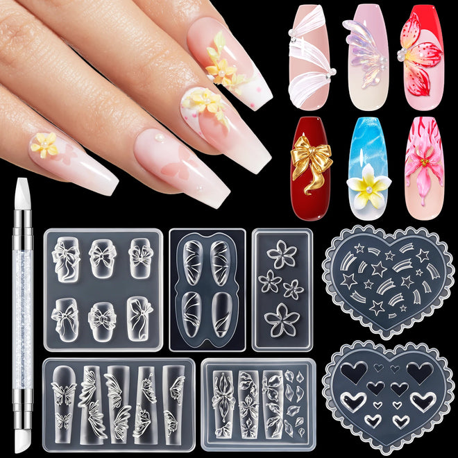 3D silicone nail mold #quiet-dawn