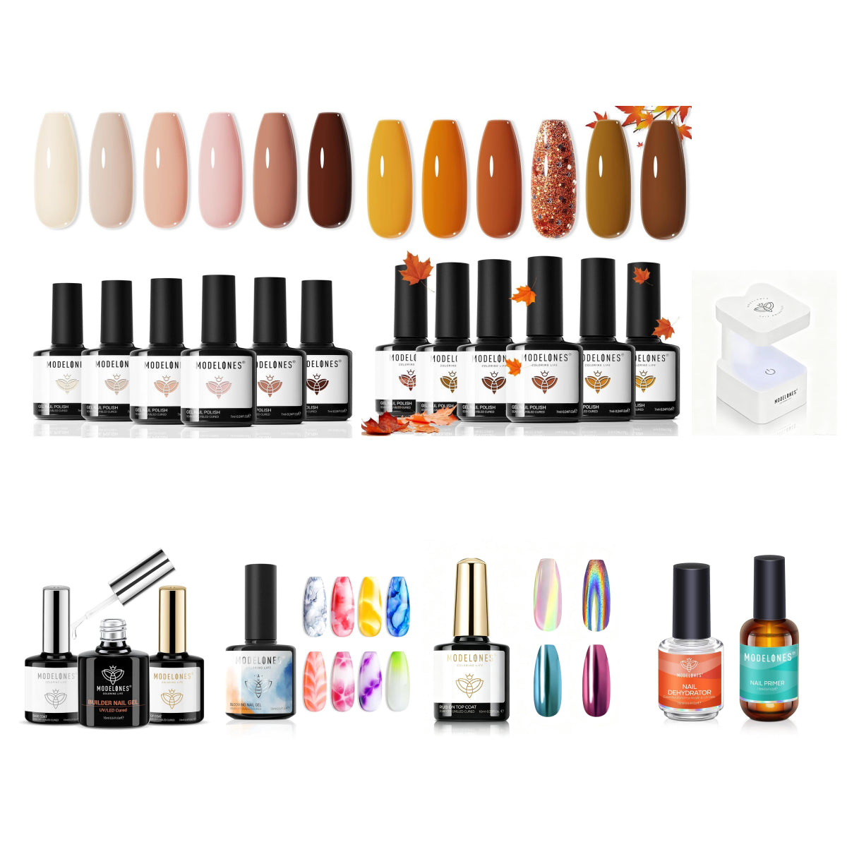 Special Effect Gel Art Trial Kit with Bonus Portable Mini Lamp