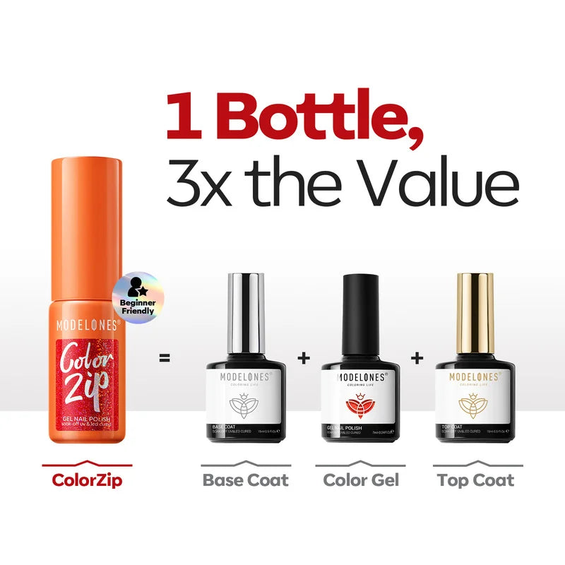 One Step Gel Polish - Set A Fire