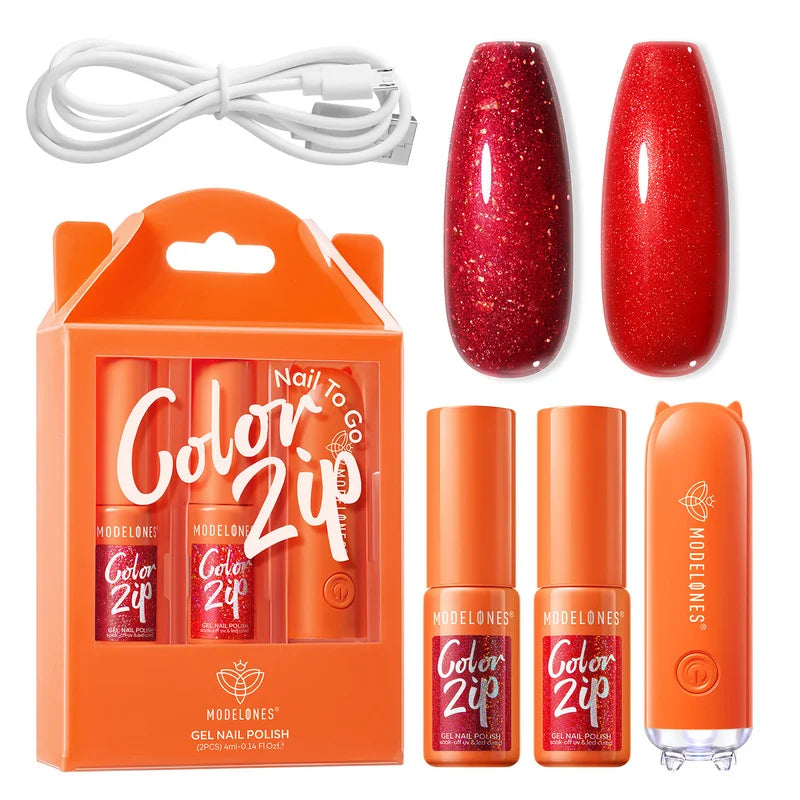 One Step Gel Polish - Set A Fire