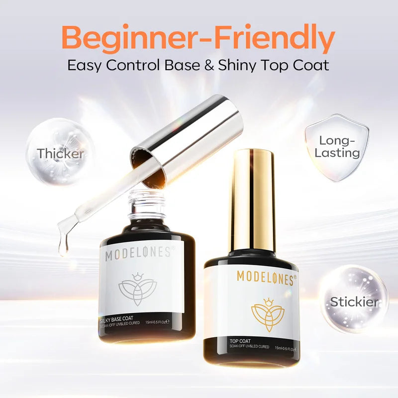 Silky Base Coat & Top Coat Duo