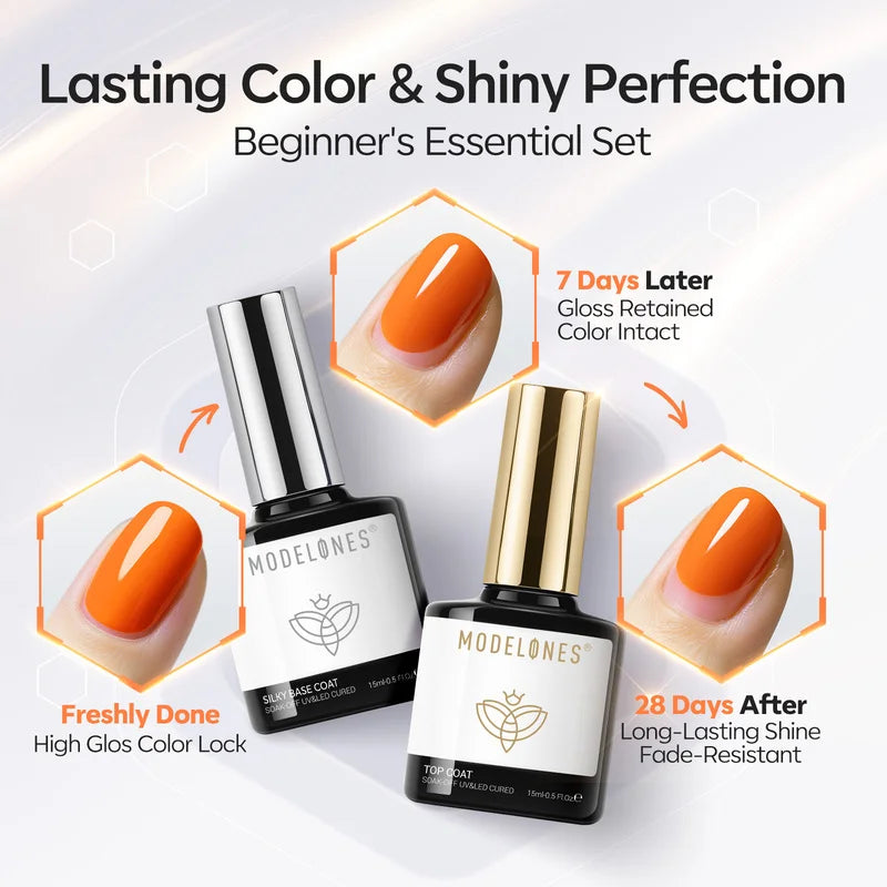 Silky Base Coat & Top Coat Duo