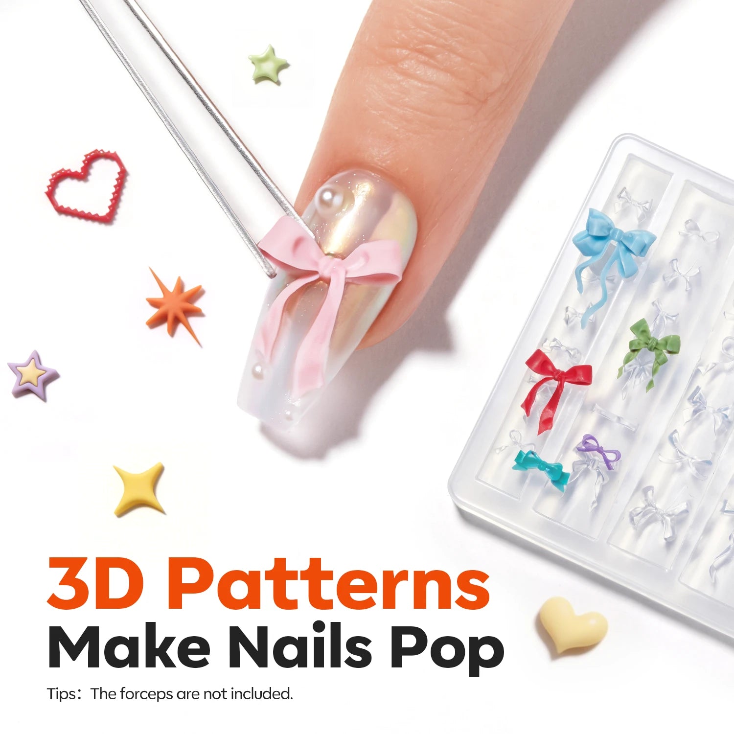 3D silicone nail mold #soft-glow