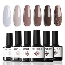 Chocolate Bar - 6 Shades Inspire Gel Set 7ml