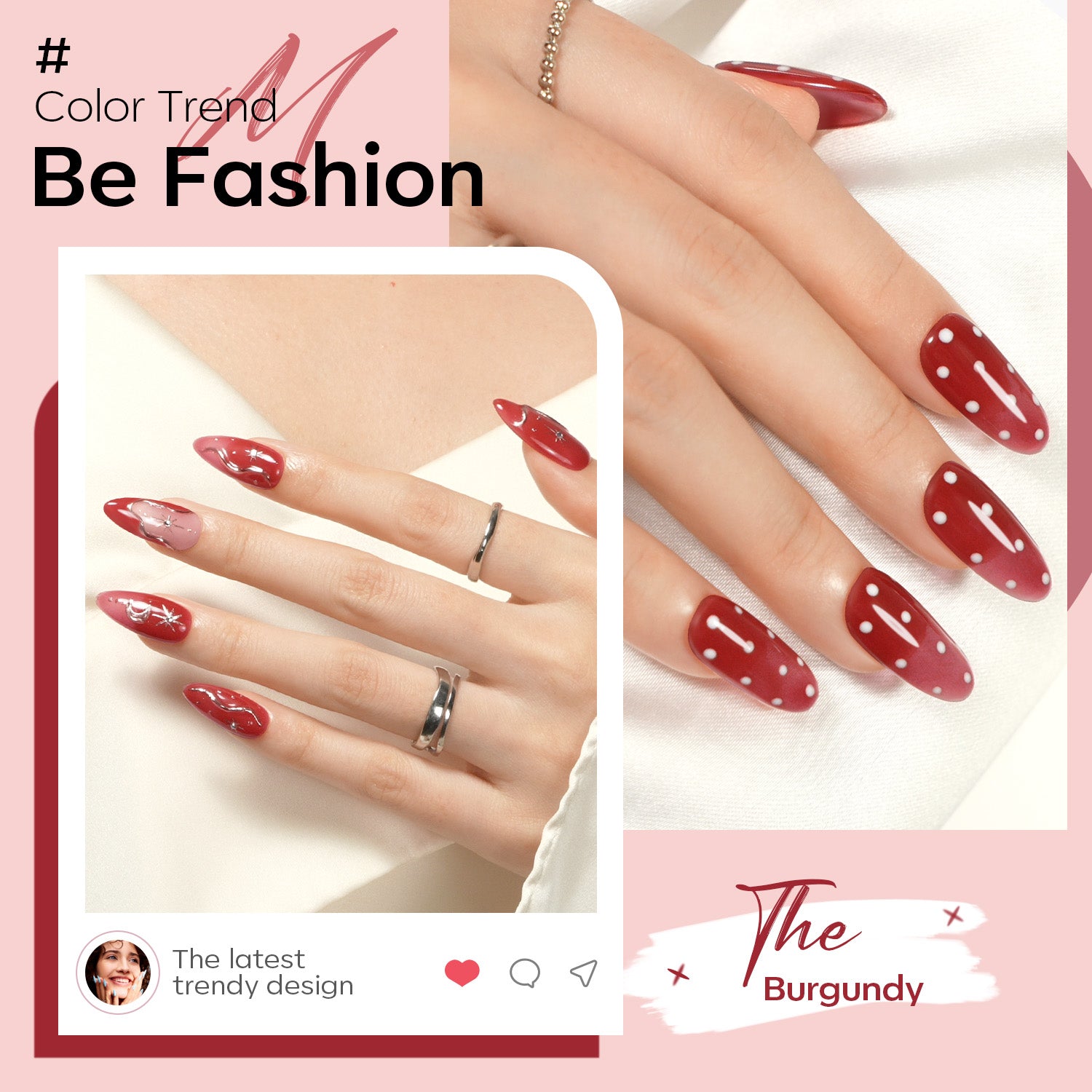 8-In-1 Wine Red Builder Nail Gel 15ml Builder Gel MODELONES 