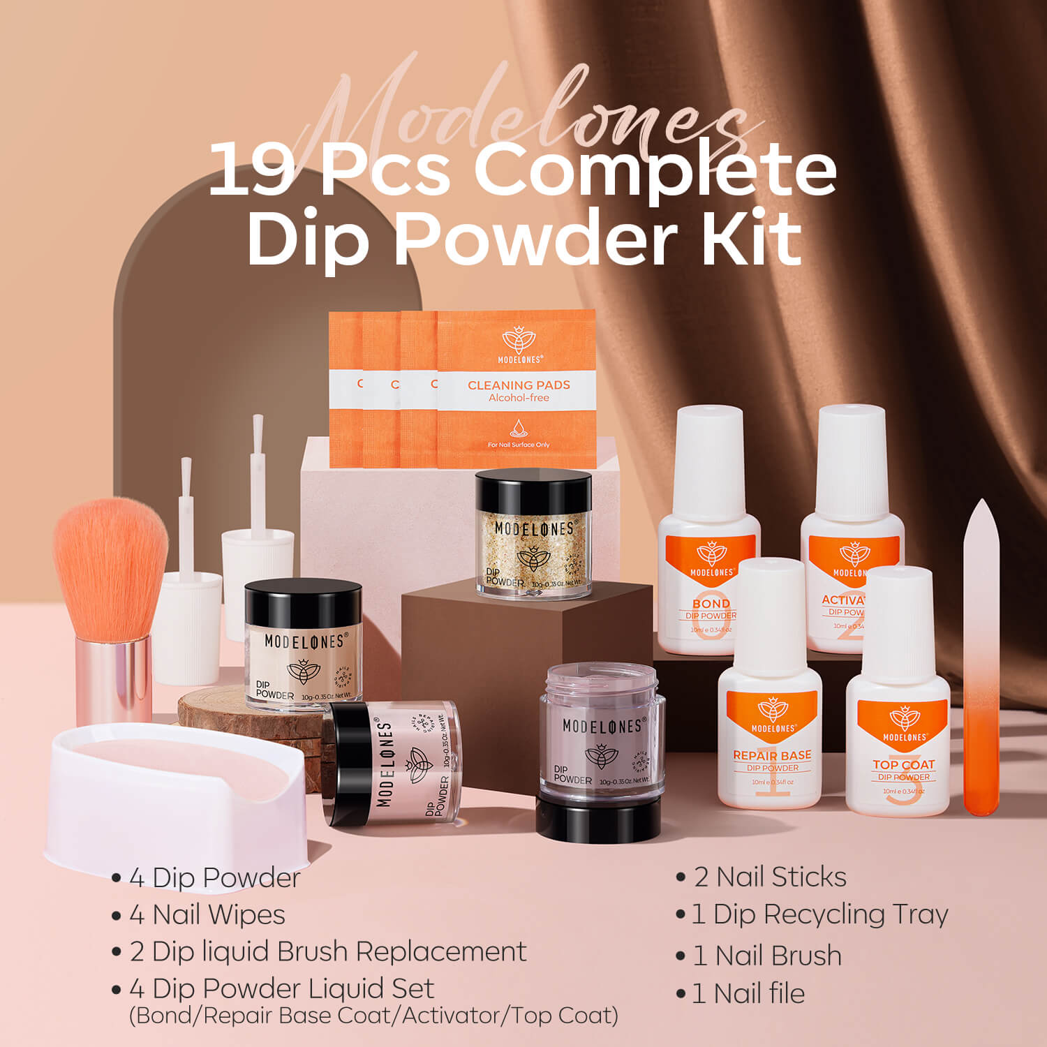 Tender Smile - 19Pcs Dipping Powder Kit