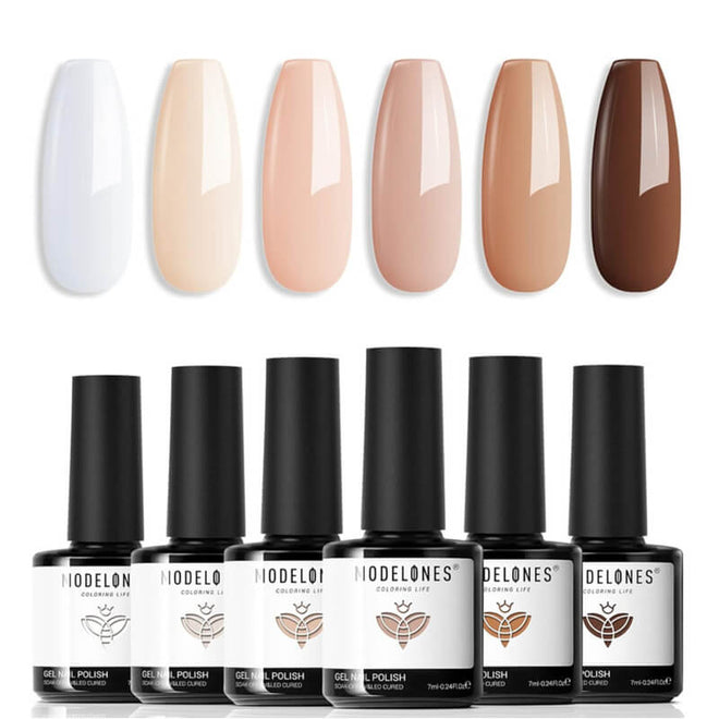 Fall Lovers - 6Pcs Gel Nail Polish Set 7ml