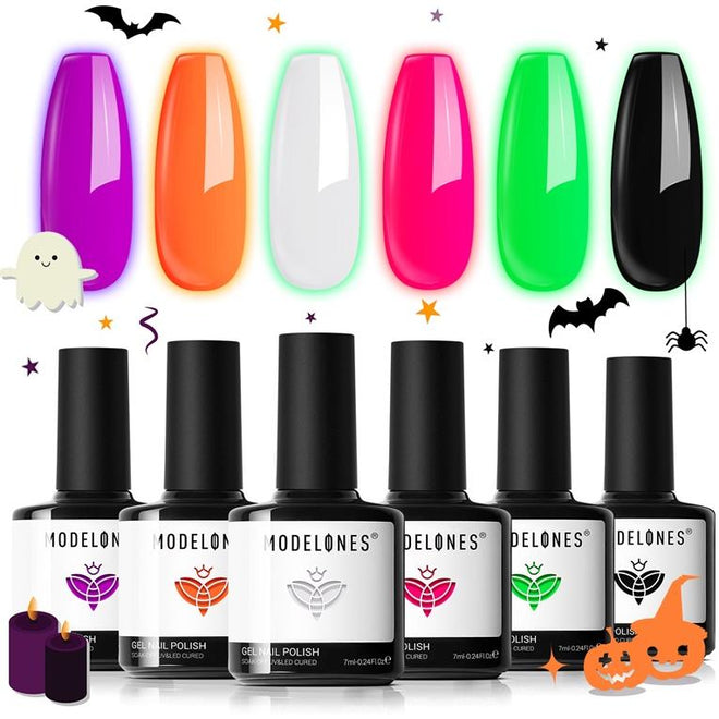 Horror Night - 6 Shades Luminous Gel Polish Set 7ml