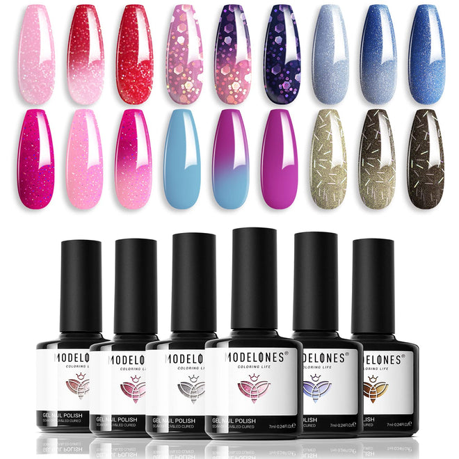 Mood Temperature - 6Pcs Inspire Gel Set 7ml