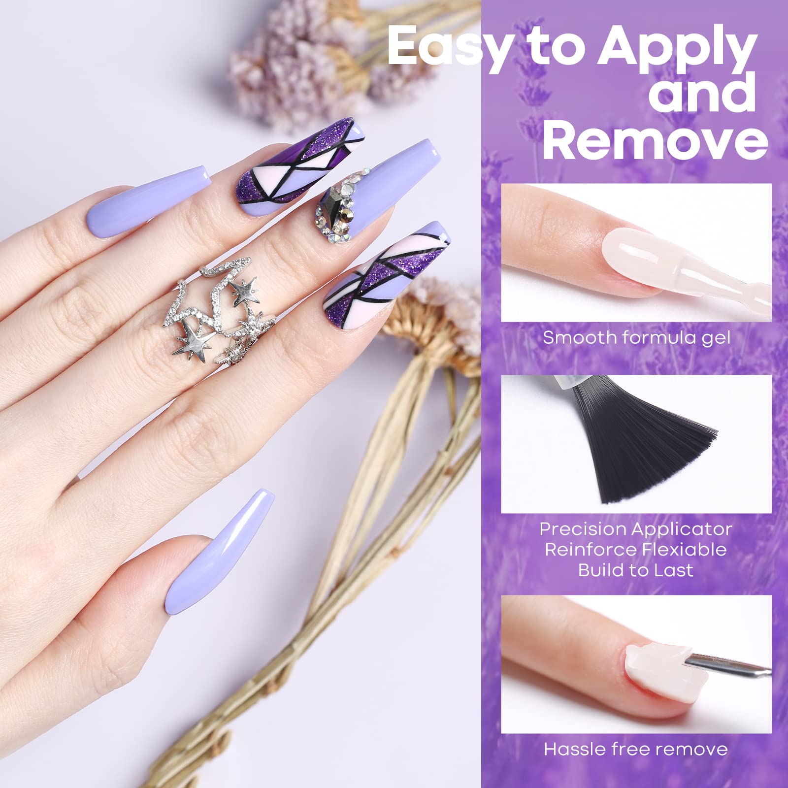 Lilac Obsessions - 6 Shades Inspire Gel Set 7ml【US/CA ONLY】