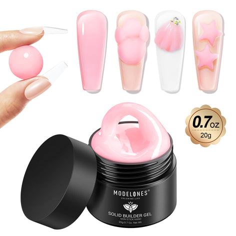 Soft Pink - Non-Stick Hands Solid Builder Gel 20g