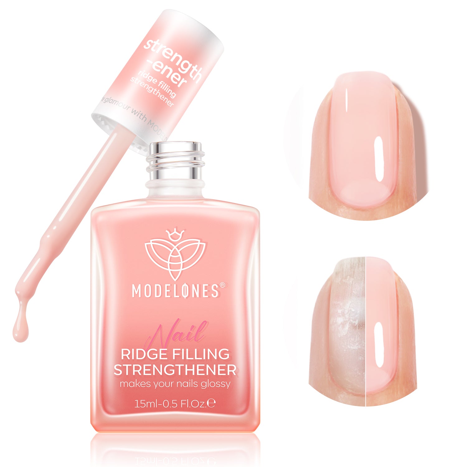 Nail Ridge Filler Strengthener Nail Care MODELONES 