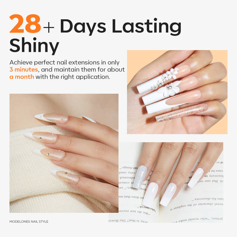 Milky White - Hema-free Poly Nail Gel 60g