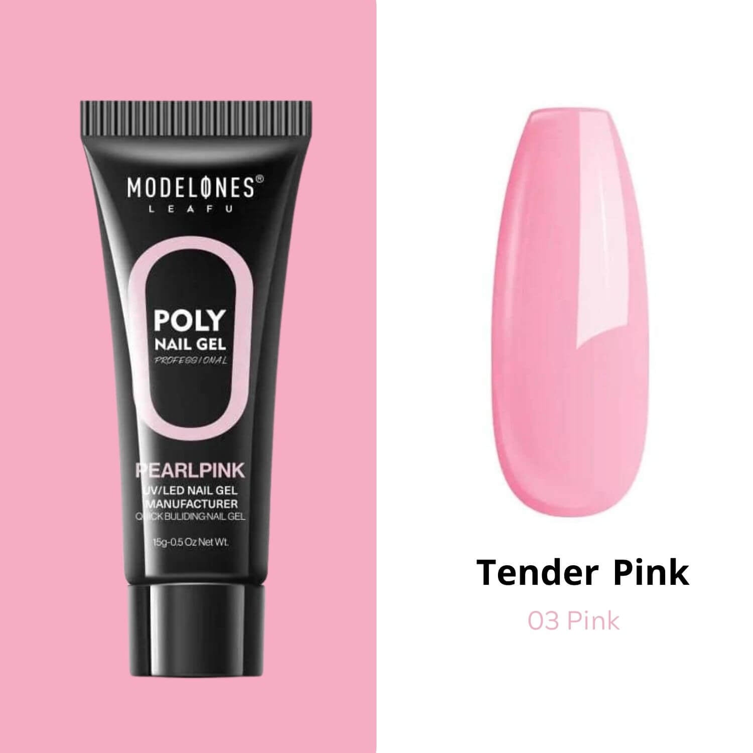 Tender Pink - Poly Nail Gel  (15g)