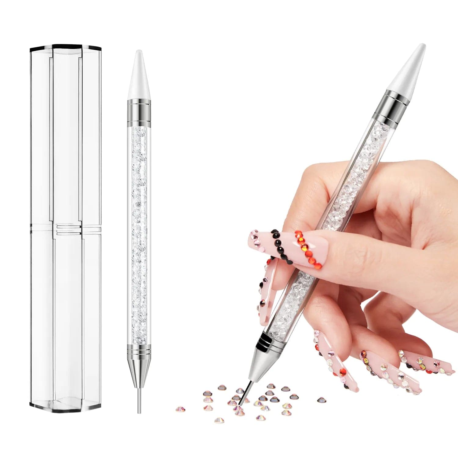 how to make your own rhinestone pen/picker 