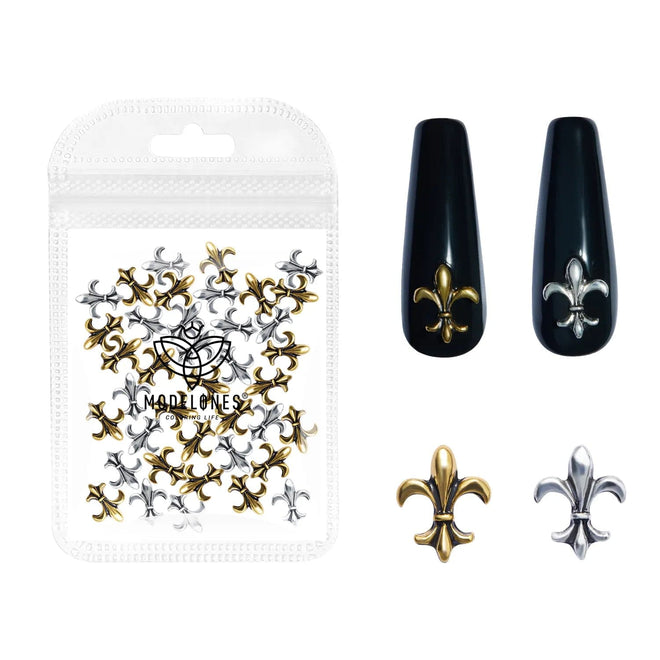 Lilies in Bloom - Nail Art Charms 3D Rhinestones Set