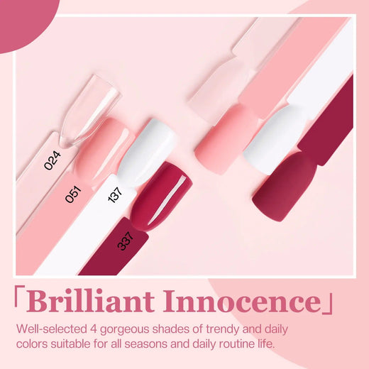 Brilliant Innocence - 10Pcs Dipping Powder All-In-One Kit