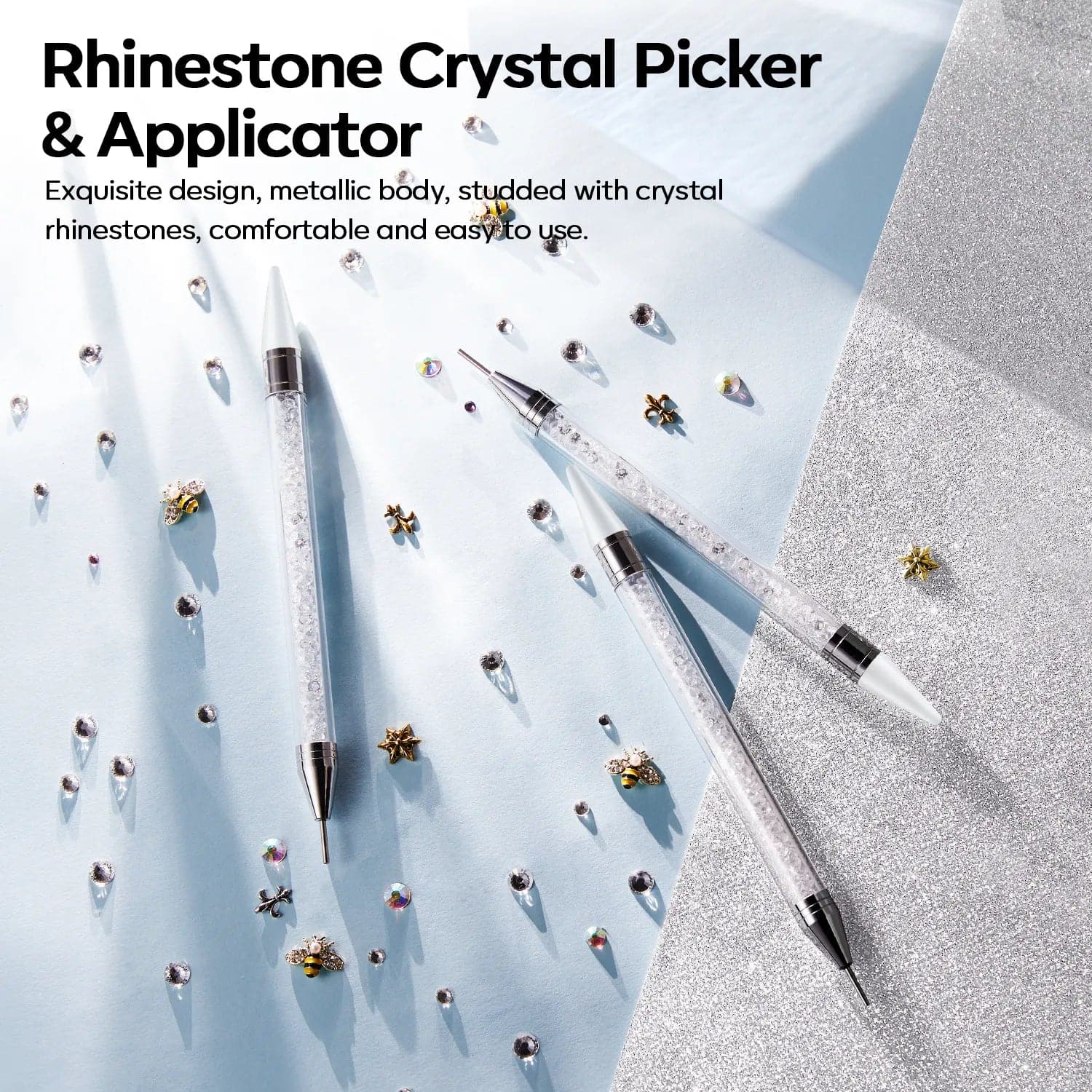SUNJULY Aplicador de Piedras Strass, Crystal Gem Rhinestone