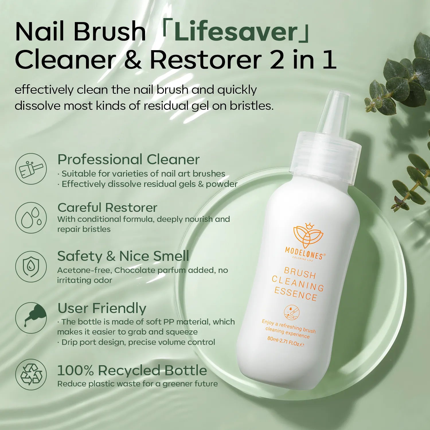 Brush Cleaner  Nail Brush Cleaning Product