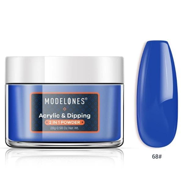 2in1 Acrylic &Dipping Powder-BLUE MYSTERY#68 - MODELONES.com