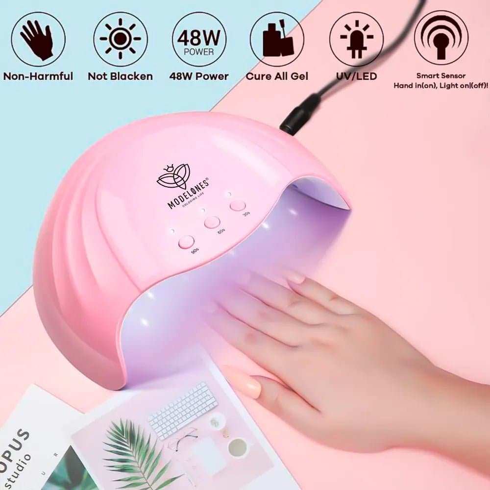 Rechargeable LCD Display UV LED Light Cordless Nail Curing Lamp 36W –  Makartt