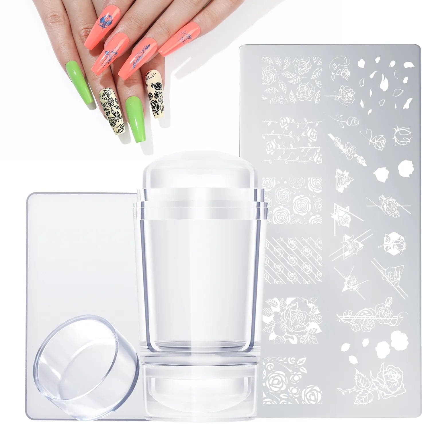 Flower Fragrance - Nail Stamping Plates