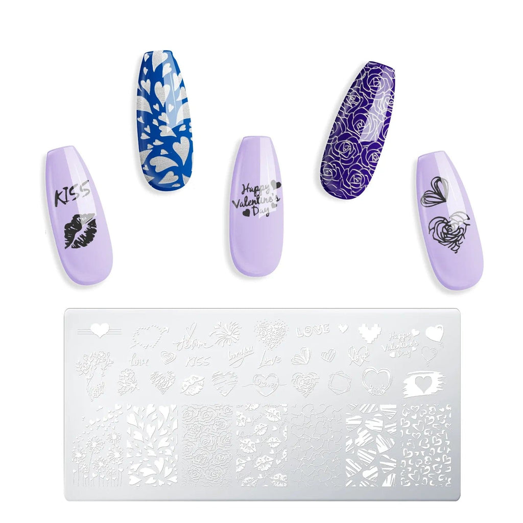 Forkin' Love Ya Nail Stamping Plate