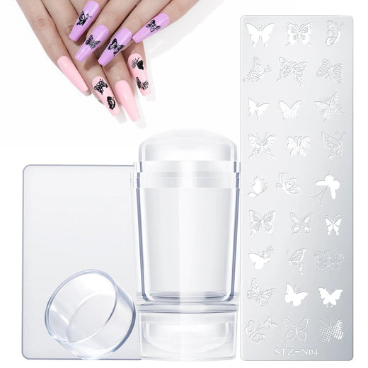Dancing Butterfly - Nail Stamping Plates