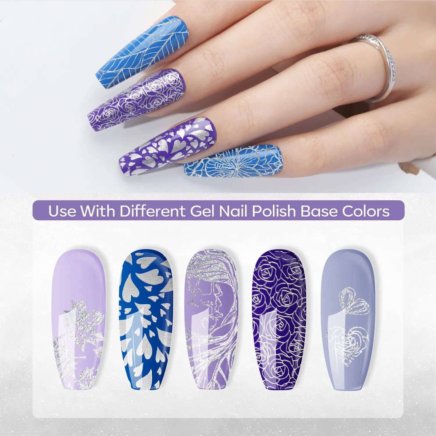 Stamping Nail Polish Collection for DIY Nail Designs
