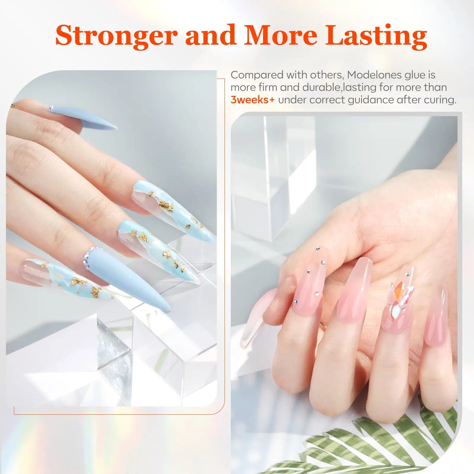 Makartt No Wipe Nail Rhinestone Glue for Nails,Nail Charm Glue Nail Gel  Glue for Nail Gems Jewelry Diamonds Nail Accessories Nail Art Nail Supplies