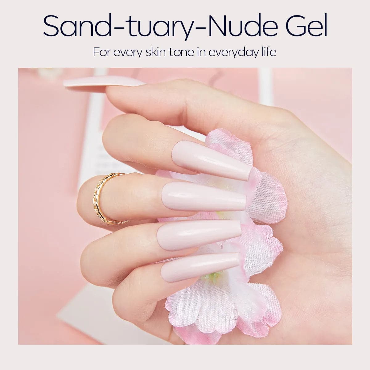 Sand-Tuary - Single Solid Cream Gel Polish Color Cube