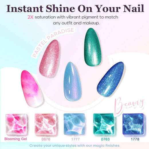 Pastel Paradise - 36PCS Gel Nail Polish Kit