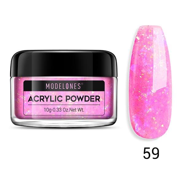 Pink Glitter Acrylic Powder