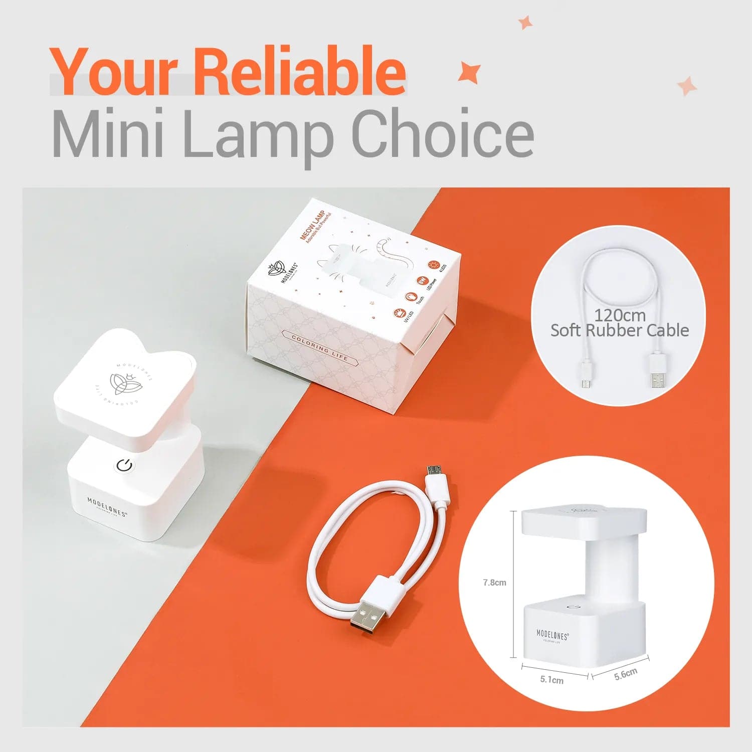 8W Mini Finger LED/UV Nail Meow Lamp