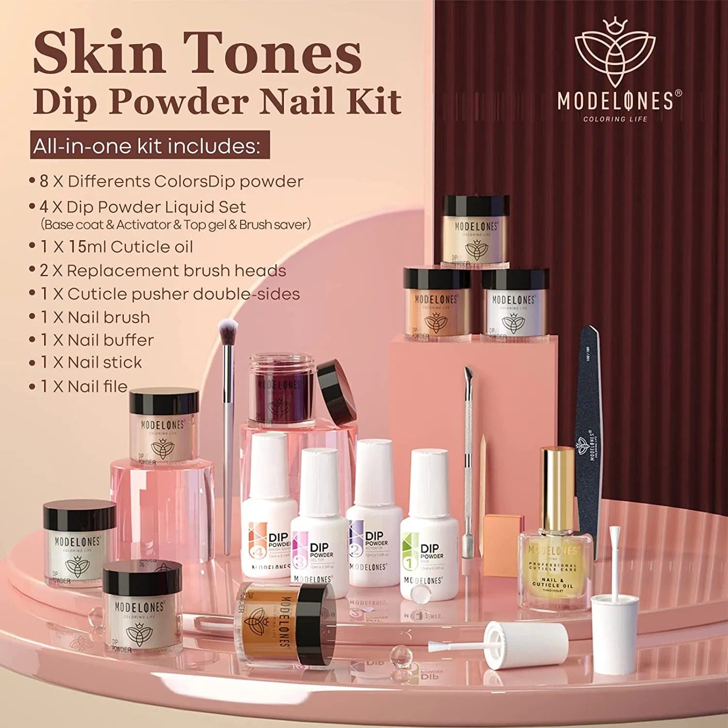 Gentle At Heart - 20Pcs Dip Powder All-In-One Kit